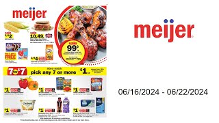 Meijer Weekly Ad US  06162024  06222024 [upl. by Aserahs]