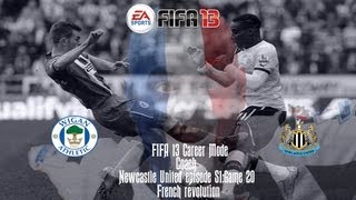 FIFA 13 Career Mode Coach  Newcastle United S1 G39 vs Wigan Athletic FC [upl. by Adnaloj]