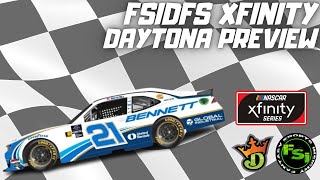 FSi DFS NASCAR DFS Picks Show Xfinity Series United Rentals 300 at Daytona [upl. by Rog]