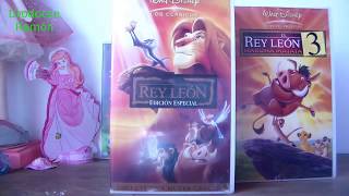 Disney vhs trilogía el rey león [upl. by Ahsinek]