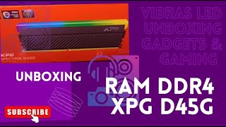 Unboxing memoria ram xpg rgb D45G [upl. by Annaiviv]