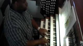 Jerrod Coates Organist Performs quotWhen Peace Like a Riverquot [upl. by Esilram202]