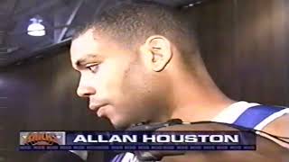 Latrell Sprewell and Allan Houston Interview in Practice before Game 4 vs Heat 1999 ECQF Playoffs [upl. by Gnolb]