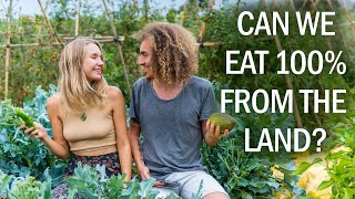 Living From The Land on a Raw Vegan Diet  Self Sufficient Living [upl. by Eirhtug684]