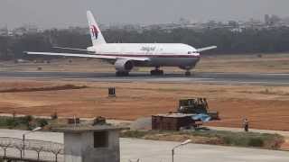 9MMRD Boeing 777200ER Malaysia Airlines Take Off Later crashed as MH17 [upl. by Ahseenyt]