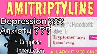 Amitriptyline 10mg  amitriptiline hydrochloride tablets ip  typtomer 10 mg in hindi [upl. by Arihsay165]