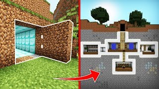 MINECRAFT COMMENT CONSTRUIRE BASE PRO SECRÈTE TRÈS SIMPLE  PASSAGE 113 [upl. by Renick]