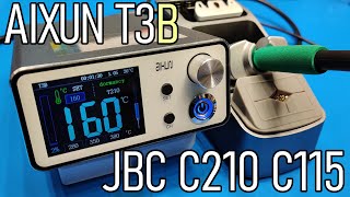 SDG 232 New Aixun T3B JBC Style C210 and C115 Soldering Station also T210 or T115 [upl. by Friederike]