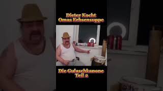 Omas Erbsensuppe in der Gulaschkanone Zünden  Teil2 Dieter Kocht food funny meme [upl. by Gildas875]