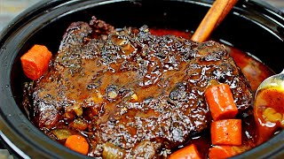 Slow Cooker Beef Pot Roast Recipe  How to Make Flavorful Beef Pot Roast in the Slow Cooker [upl. by Triplett697]