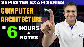 Complete COA Computer Organization amp Architecture in one shot  Semester Exam  Hindi [upl. by Dlorag]