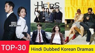 TOP30 Korean Dramas Dubbed In Hindi हिंदी में List of kdramas [upl. by Compte76]