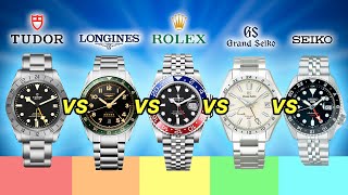 Ranking The Best GMT Watches You Can Buy  Rolex vs Tudor vs Grand Seiko vs Longines vs Seiko [upl. by Amikay438]