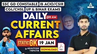 19 January Current Affairs 2024  Current Affairs Today GK Question amp Answer by Ashutosh Tripathi [upl. by Earlie425]