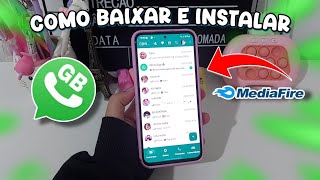 Como Baixar o WhatsApp GB Atualizado 2024 Com todas as funções link mediafire [upl. by Cimbura]