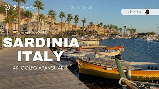 4k SARDINIA Italy walking tour 2022 Golfo Aranci SARDEGNAITALY 4k [upl. by Irret]