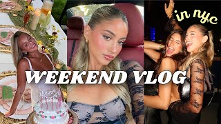 WEEKEND VLOG ❥ brooke’s bday going out in nyc beach day amp more [upl. by Eisserc]