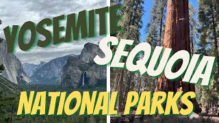 2 Days Exploring Yosemite and Sequoia National Parks by Car  Tim and Matt [upl. by Chic]