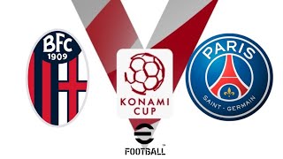 BOLOGNA FC VS PSG PRIMERA RONDA  COPA KONAMI  PES 20212025 [upl. by Gadmon]