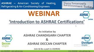 Introduction to ASHRAE Certifications [upl. by Aehc]