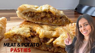 MEAT amp POTATO PASTIES IN THE AIR FRYER OVEN [upl. by Ttiwed]