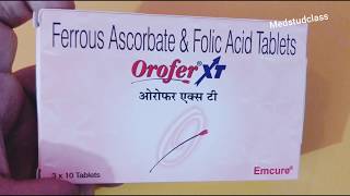 Hindi doctor Orofer XT tablet uses side effect complete inf how to use iron tablet ferrous ascorbate [upl. by Aihsas]