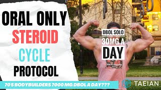 ORAL ONLY STEROID CYCLE PROTOCOL DBOL ONLY CYCLE AND WHAT TO STACK [upl. by Thomasine]