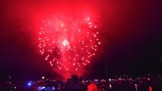 Marina del Rey 4th of July Fireworks Finale 2013 on Sailboat [upl. by Tildi]