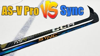 CCM Super Tacks ASV Pro vs Bauer Nexus SYNC Hockey Stick Review  Which stick should you buy [upl. by Dorwin]