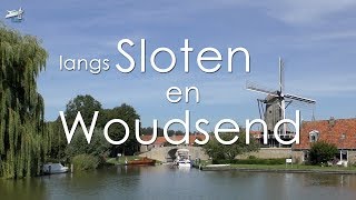 dutch Van Sloten naar Woudsend in Friesland met de motorboot boattrip [upl. by Onaicram]