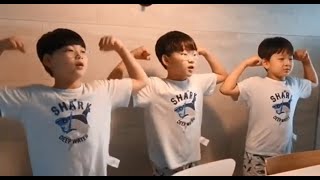 2020 Online teaching 網上教學The Triplets DaehanMingukManse 宋家三胞胎 大韓民國萬歲 [upl. by Name]