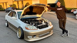 JZX110 INSANE Transformation Most SLEPT ON JDM car [upl. by Russ702]