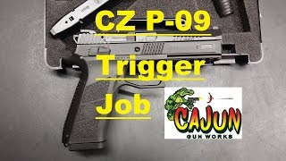 CZ P09 Cajun Gunworks Trigger job [upl. by Apthorp]