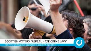 Scottish voters ‘Repeal hate crime law’ [upl. by Pantia]