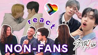 My gay friends react to MINSUNG moments 🌼 from Stray Kids [upl. by Krause]