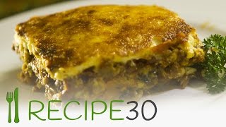 Vegetarian Moussaka recipe [upl. by Merrili833]