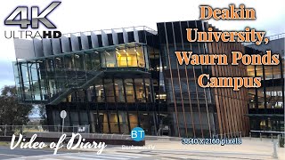 4K VIDEO Deakin University Waurn Ponds Campus VIC AUS 2019 4k video UHD [upl. by Esiuqram]