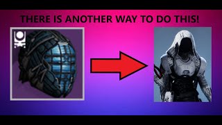 THERE IS ANOTHER WAY TO MAKE YOUR HUNTER FACELESS  DESTINY 2 BEYOND LIGHT [upl. by Novyert]