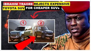 IBRAHIM TRAORE UNVEILS NEW PRESIDENTIAL CONVOY CONSISTS OF 2 CHEAPEST SUV VEHICLES NOT LANDCRUISER [upl. by Viguerie548]