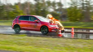 How TIRES are TESTED  Summer Tires on Wet Road [upl. by Myles]