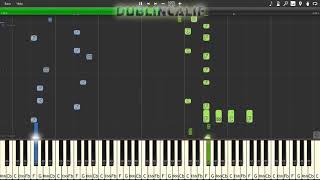 Mario amp Luigi Bowsers Inside Story  Bumpsy Plains Theme Piano Tutorial Synthesia [upl. by Atsahs]