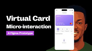 Virtual Card UI Design  Prototype  Interaction [upl. by Ahsoyem577]