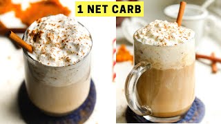 Keto Pumpkin Spice Latte Recipe Thats BETTER Than Starbucks and just 1 NET CARB [upl. by Marji231]