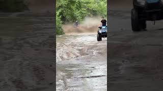 He flipped it on the first hole canam mud offroad mudding sendit [upl. by Latini408]