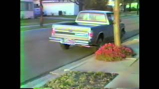 1987 Found VHS Camcorder Footage Shakycam Guy Wanders San Diego Neighborhood [upl. by Ymmot]