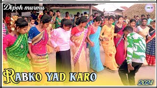 Rabko yad karonew santali orchestra song 2024dipok murmu [upl. by Airtemad936]