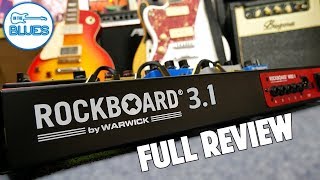 Warwick RockBoard Tres 31 amp Pedal Pit Power Supply Review [upl. by Naman]