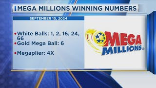 Mega Millions Winning Numbers  9102024 [upl. by Ddarb]