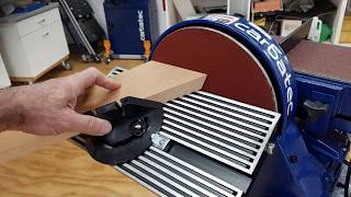 Carbatec BDS 1523H Belt amp Disc Sander Features [upl. by Annitsirhc94]