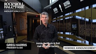 2023 Nominee Announcement Rock amp Roll Hall of Fame President amp CEO Greg Harris [upl. by Earle]